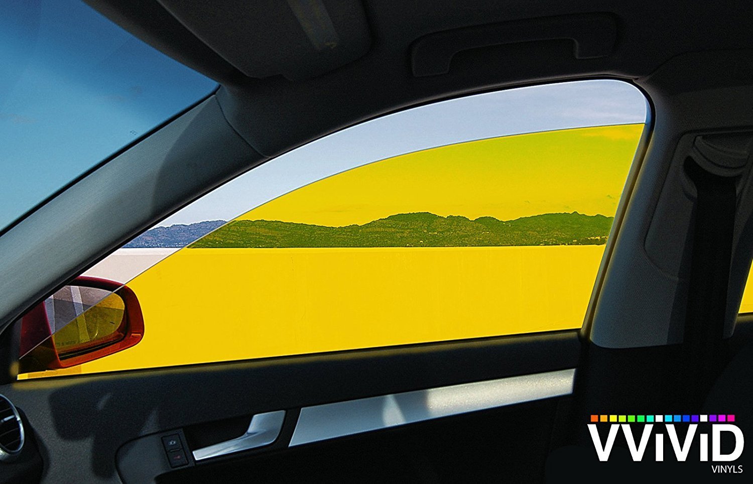 VViViD Yellow Transparent Window Tint - The VViViD Vinyl Wrap Shop